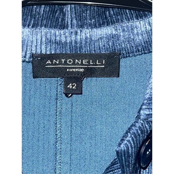ANTONEL Firenze blazed jacket blue s 42 Button Down Long Sleeve Collar - Picture 3 of 5